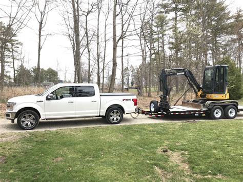 truck to pull mini excavator|trucks for towing mini ex.